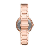Michael Kors Taryn Quartz White Dial Rose Gold Steel Strap Watch For Women - MK4460 Authentic Buy Shop Now