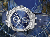 Maurice Lacroix Aikon Chronograph Blue Dial Blue Leather Strap Watch for Men - AI1018-SS001-430-1 Authentic Buy Shop Now