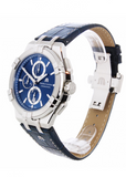 Maurice Lacroix Aikon Chronograph Blue Dial Blue Leather Strap Watch for Men - AI1018-SS001-430-1 Authentic Buy Shop Now