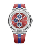 Maurice Lacroix Aikon Beach Volley Vikings Limited Edition Red Dial Red Rubber Strap Watch for Men - AI1018-SS001-530-6 Authentic Buy Shop Now