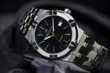 Maurice Lacroix Aikon Date Quartz Black Dial Silver Steel Strap Watch for Men - AI1108-SS002-330-1 Authentic Buy Shop Now