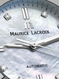Maurice Lacroix Aikon White Mother of Pearl Dial Silver Steel Strap Watch for Women - A11006-SD502-170-1 Authentic Buy Shop Now