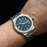 Maurice Lacroix Aikon Automatic Black Dial Silver Steel Strap Watch for Men - AI1807-SS002-330-1 Authentic Buy Shop Now
