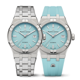 Maurice Lacroix Aikon Automatic Limited Summer Edition Blue Dial Silver Steel Strap Watch For Men - AI6008-SS00F-431-1 Authentic Buy Shop Now