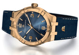 Maurice Lacroix Aikon Limited Edition Blue Dial Blue Leather Strap Watch For Men - AI6008-BRZ01-420-1 Authentic Buy Shop Now