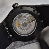 Maurice Lacroix Automatic Date Black Dial Black Leather Strap Watch For Men - AI6008-PVB01-330-1 Authentic Buy Shop Now