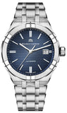 Maurice Lacroix Aikon Automatic Blue Dial Silver Steel Strap Watch For Men - AI6008-SS002-430-1 Authentic Buy Shop Now