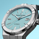 Maurice Lacroix Aikon Automatic Limited Summer Edition Blue Dial Silver Steel Strap Watch For Men - AI6008-SS00F-431-1 Authentic Buy Shop Now
