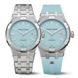 Maurice Lacroix Aikon Automatic Sky Blue Dial Silver Steel Strap Watch For Men - AI6008-SS00F-431-C Authentic Buy Shop Now