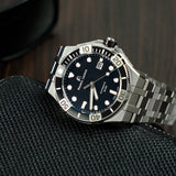 Maurice Lacroix Aikon Venturer Black Dial Silver Steel Strap Watch for Men - AI6058-SS002-330-1 Authentic Buy Shop Now