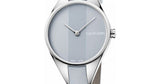 Calvin Klein Rebel Grey Dial Grey Leather Strap Watch for Women - K8P231Q4 Authentic Buy Shop Now
