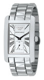 Emporio Armani White Dial Silver Stainless Steel Watch For Women - AR0146 Authentic Buy Shop Now