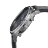 Emporio Armani Classic Grey Dial Grey Leather Strap Watch For Men - AR0388 Authentic Buy Shop Now