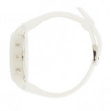 Emporio Armani Classic Chronograph White Dial White Rubber Strap Watch For Men - AR1054 Authentic Buy Shop Now
