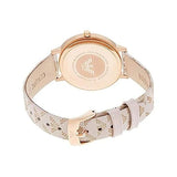 Emporio Armani Classic Kappa White Dial Brown Leather Strap Watch For Women - AR11009 Authentic Buy Shop Now