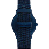 Emporio Armani Luigi Quartz White Dial Blue Mesh Bracelet Watch For Men - AR11025 Authentic Buy Shop Now