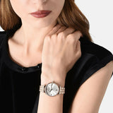 Emporio Armani T-Bar Gianni Rose Gold Dial Rose Gold Steel Strap Watch For Women - AR11059 Authentic Buy Shop Now