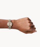 Emporio Armani T-Bar Gianni Rose Gold Dial Rose Gold Steel Strap Watch For Women - AR11059 Authentic Buy Shop Now
