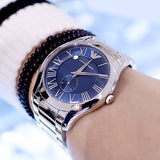 Emporio Armani Valente Quartz Blue Dial Silver Steel Strap Watch For Men - AR11085 Authentic Buy Shop Now