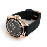 Emporio Armani Sport Quartz Black Dial Black Rubber Strap Watch For Men - AR11101 Authentic Buy Shop Now