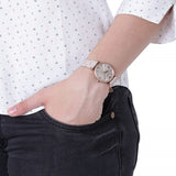 Emporio Armani Analog Grey Dial Pink Leather Strap Watch For Women - AR11126 Authentic Buy Shop Now