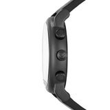 Emporio Armani Luigi Chronograph Black Dial Black Leather Strap Watch For Men - AR11133 Authentic Buy Shop Now