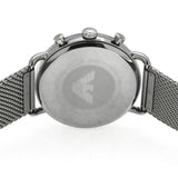 Emporio Armani Aviator Brown Dial Grey Mesh Bracelet Watch For Men - AR11141 Authentic Buy Shop Now