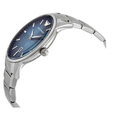 Emporio Armani Renato Quartz Blue Dial Silver Steel Strap Watch For Men - AR11182 Authentic Buy Shop Now