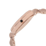 Emporio Armani Gianni T Bar Black Dial Rose Gold Steel Strap Watch For Women - AR11206 Authentic Buy Shop Now