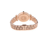 Emporio Armani Gianni T Bar Black Dial Rose Gold Steel Strap Watch For Women - AR11206 Authentic Buy Shop Now