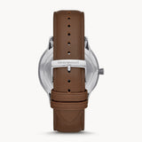 Emporio Armani Giovanni Quartz White Dial Brown Leather Strap Watch For Men - AR11211 Authentic Buy Shop Now
