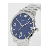 Emporio Armani Giovanni Quartz Blue Dial Silver Steel Strap Watch For Men - AR11227 Authentic Buy Shop Now
