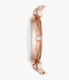 Emporio Armani T-Bar Gianni Crystal Pave Dial Rose Gold Steel Strap Watch For Women - AR11244 Authentic Buy Shop Now