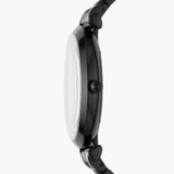 Emporio Armani Gianni T Bar Analog Black Dial Black Steel Strap Watch For Men - AR11299 Authentic Buy Shop Now
