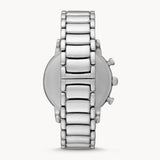 Emporio Armani Luigi Chronograph Black Dial Silver Steel Strap Watch For Men - AR11324 Authentic Buy Shop Now