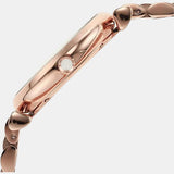 Emporio Armani Gianni T Bar Quartz Mother of Pearl Dial Rose Gold Steel Strap Watch For Women - AR11385 Authentic Buy Shop Now
