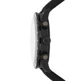 Emporio Armani Mario Chronograph Quartz Black Dial Black Nylon Strap Watch For Men - AR11453 Authentic Buy Shop Now