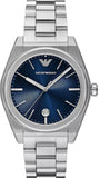 Emporio Armani Frederico Analog Blue Dial Silver Steel Strap Watch for Men - AR11620 Authentic Buy Shop Now