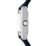 Emporio Armani Genni White Dial Blue Leather Strap Watch for Women - AR11718 Authentic Buy Shop Now