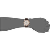 Emporio Armani Classic Chronograph White Dial Brown Leather Strap Watch For Men - AR1809 Authentic Buy Shop Now