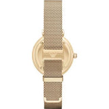 Emporio Armani Retro Gold Dial Gold Mesh Bracelet Watch For Women - AR1957 Authentic Buy Shop Now