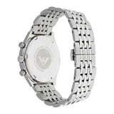 Emporio Armani Luigi Chronograph Quartz Blue Dial Silver Steel Strap Watch For Men - AR1974 Authentic Buy Shop Now