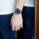 Emporio Armani Renato Blue Dial Silver Steel Strap Watch For Men - AR2477 Authentic Buy Shop Now