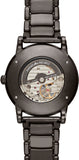 Emporio Armani Meccanico Automatic Black Dial Black Steel Strap Watch For Men - AR60010 Authentic Buy Shop Now