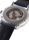 Emporio Armani Luigi Chronograph Blue Dial Black Leather Strap Watch For Men - AR60011 Authentic Buy Shop Now