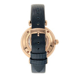 Emporio Armani Gianni T-Bar Analog Silver Dial Blue Leather Strap Watch For Women - AR60020 Authentic Buy Shop Now