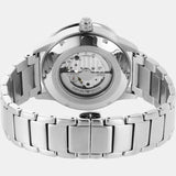 Emporio Armani Meccanico Chronograph Automatic Green Dial Silver Steel Strap Watch For Men - AR60053 Authentic Buy Shop Now
