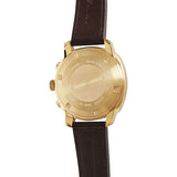 Emporio Armani Sportivo Chronograph Gold Dial Brown Leather Strap Watch for Men - AR6062 Authentic Buy Shop Now