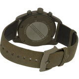 Emporio Armani Sportivo Chronograph Silver Dial Brown Leather Strap Watch For Men - AR6076 Authentic Buy Shop Now