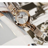Emporio Armani Chiara Silver Dial Rose Gold Steel Strap Watch For Women - AR7362 Authentic Buy Shop Now